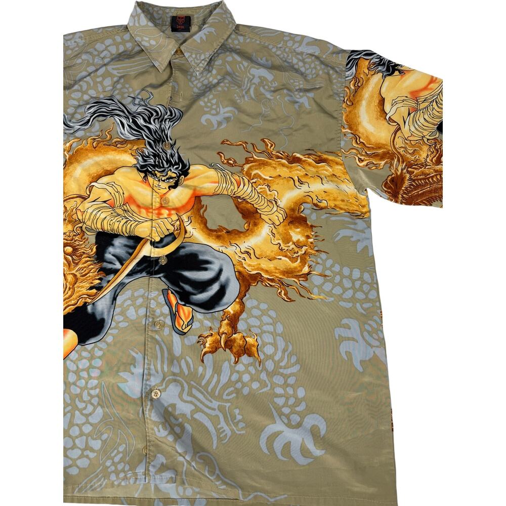 Taiga Dragon Warrior Button Up - image 6